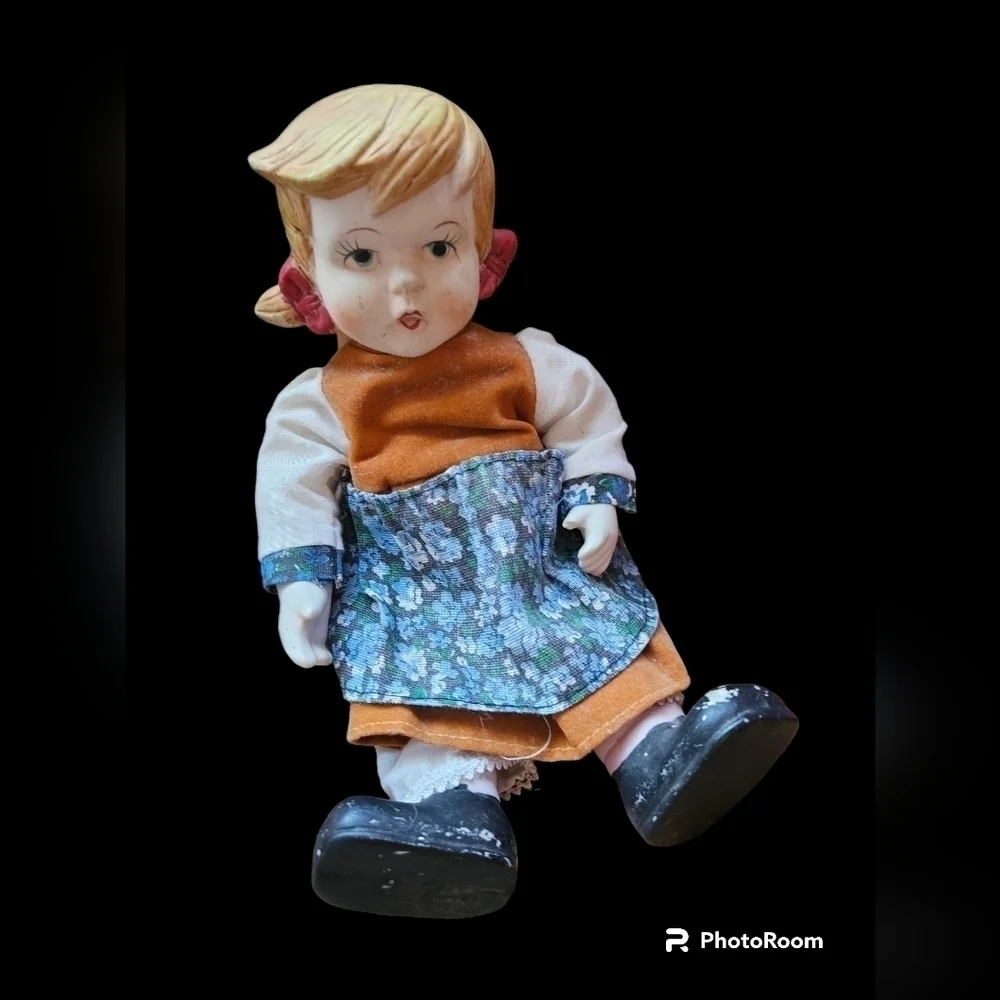 Vintage German Porcelain doll.